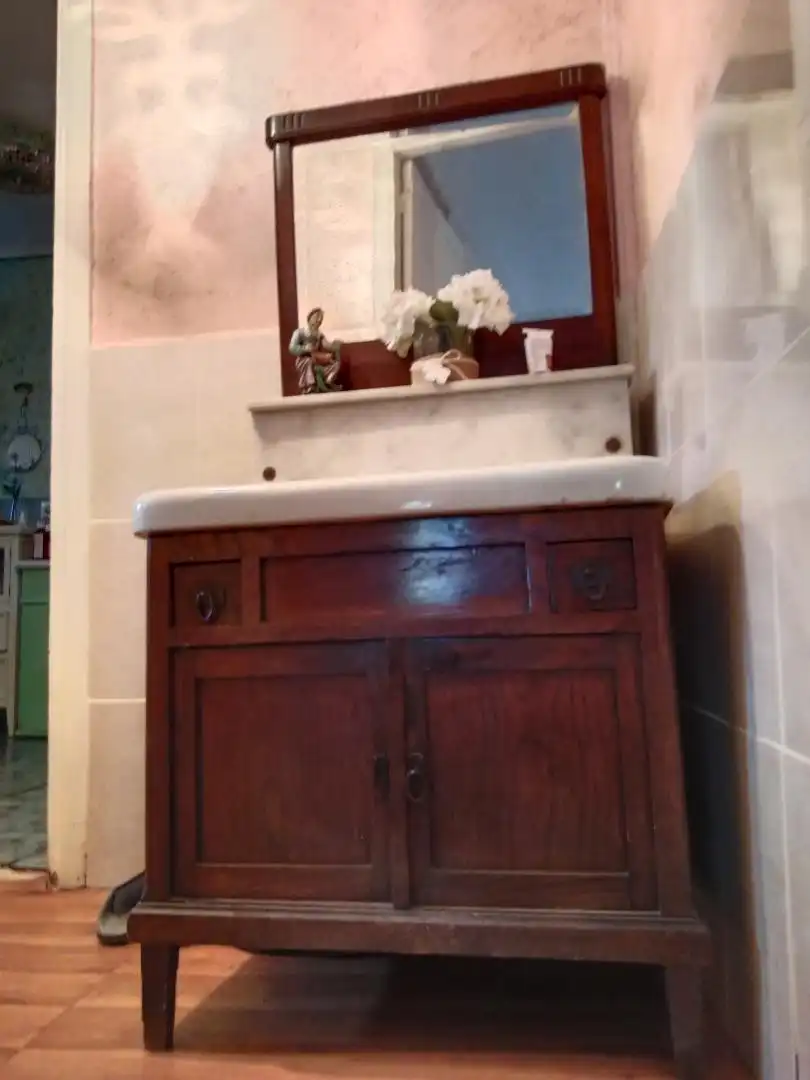 Bathroom of Flat for sale in A Peroxa   with Heating, Parquet flooring and Furnished