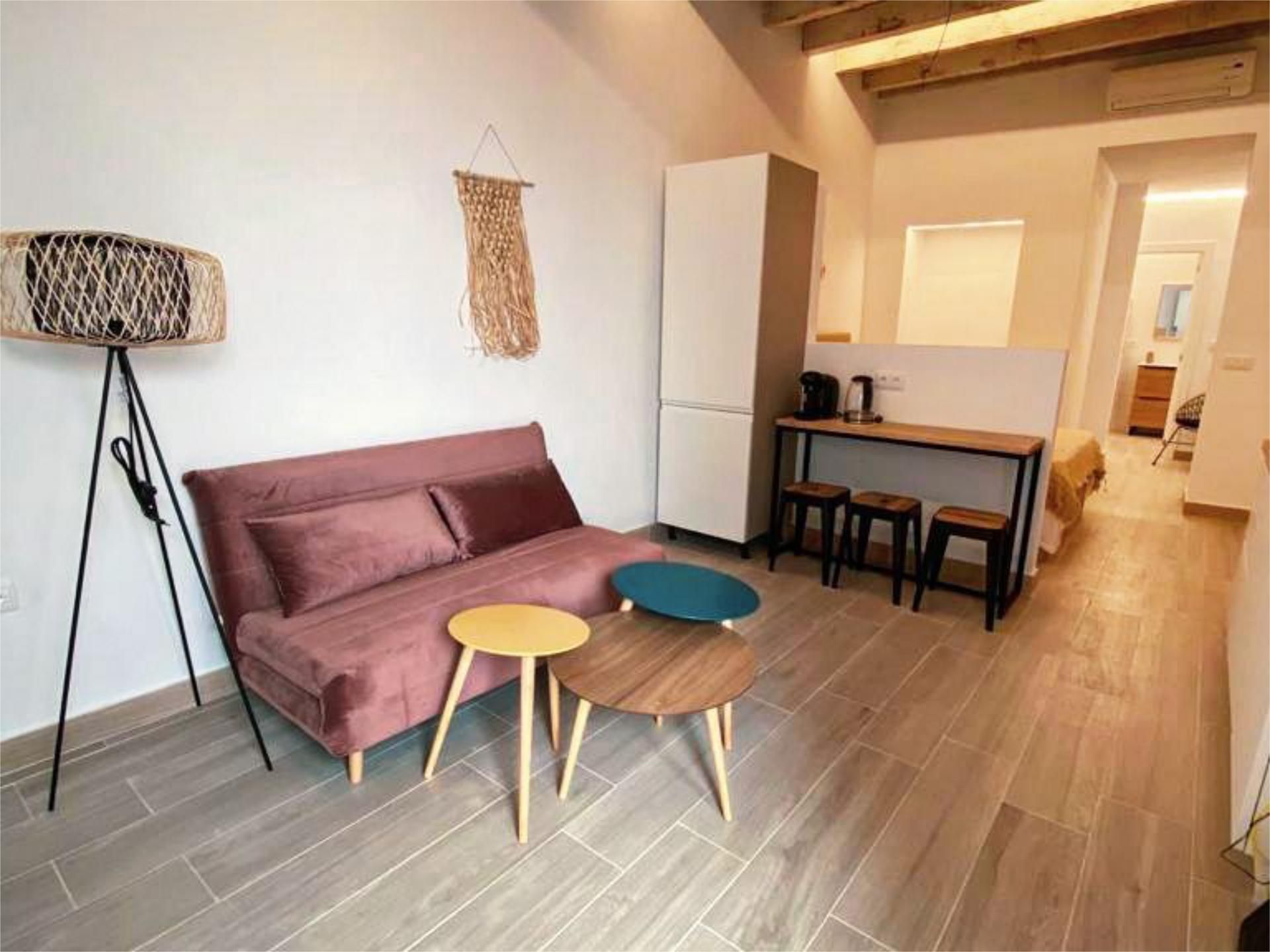 Sala d'estar de Apartament en venda en Sanlúcar de Barrameda amb Aire condicionat, Calefacció i Moblat