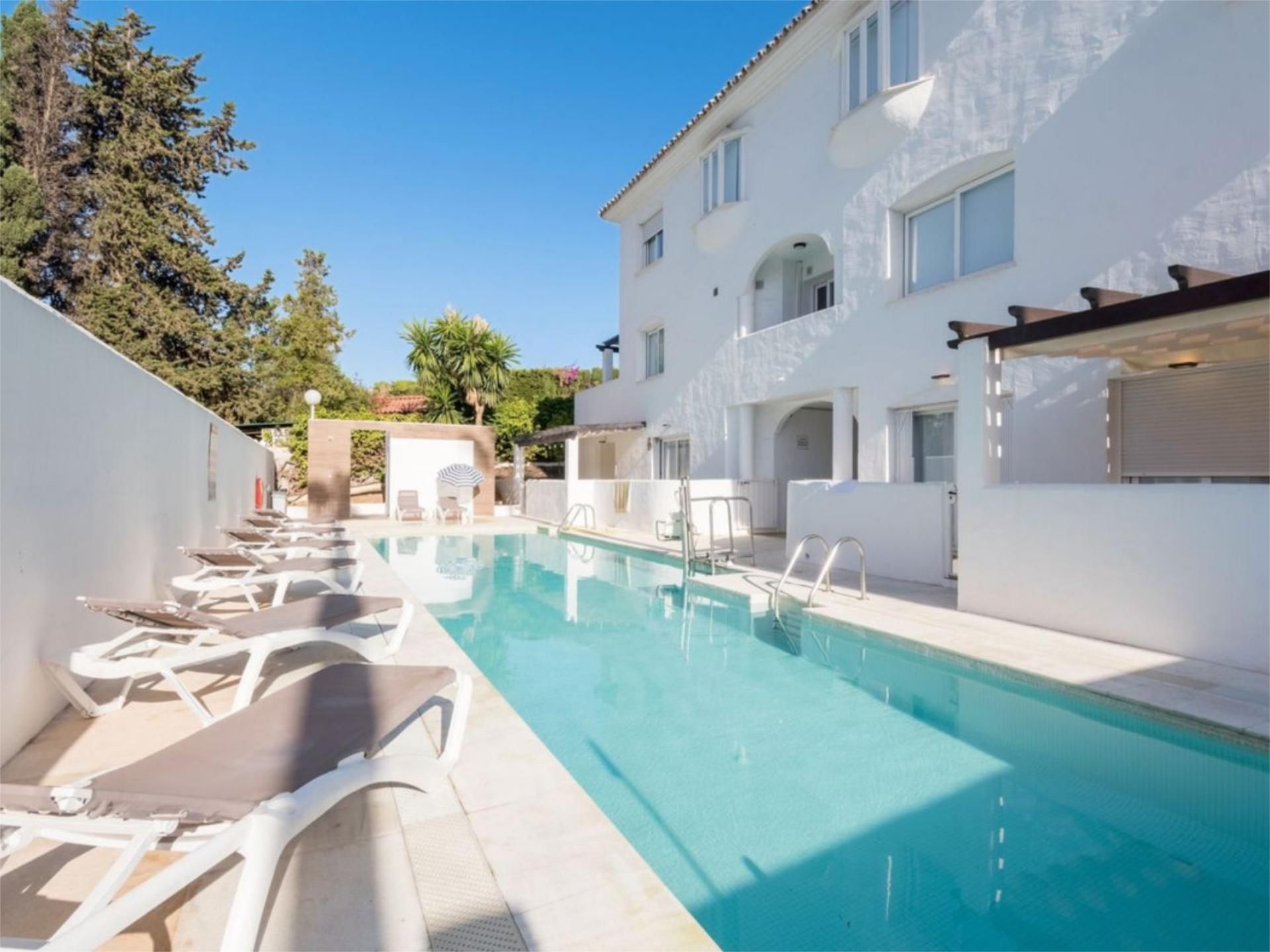 Piscina de Apartament en venda en Marbella amb Aire condicionat, Terrassa i Piscina