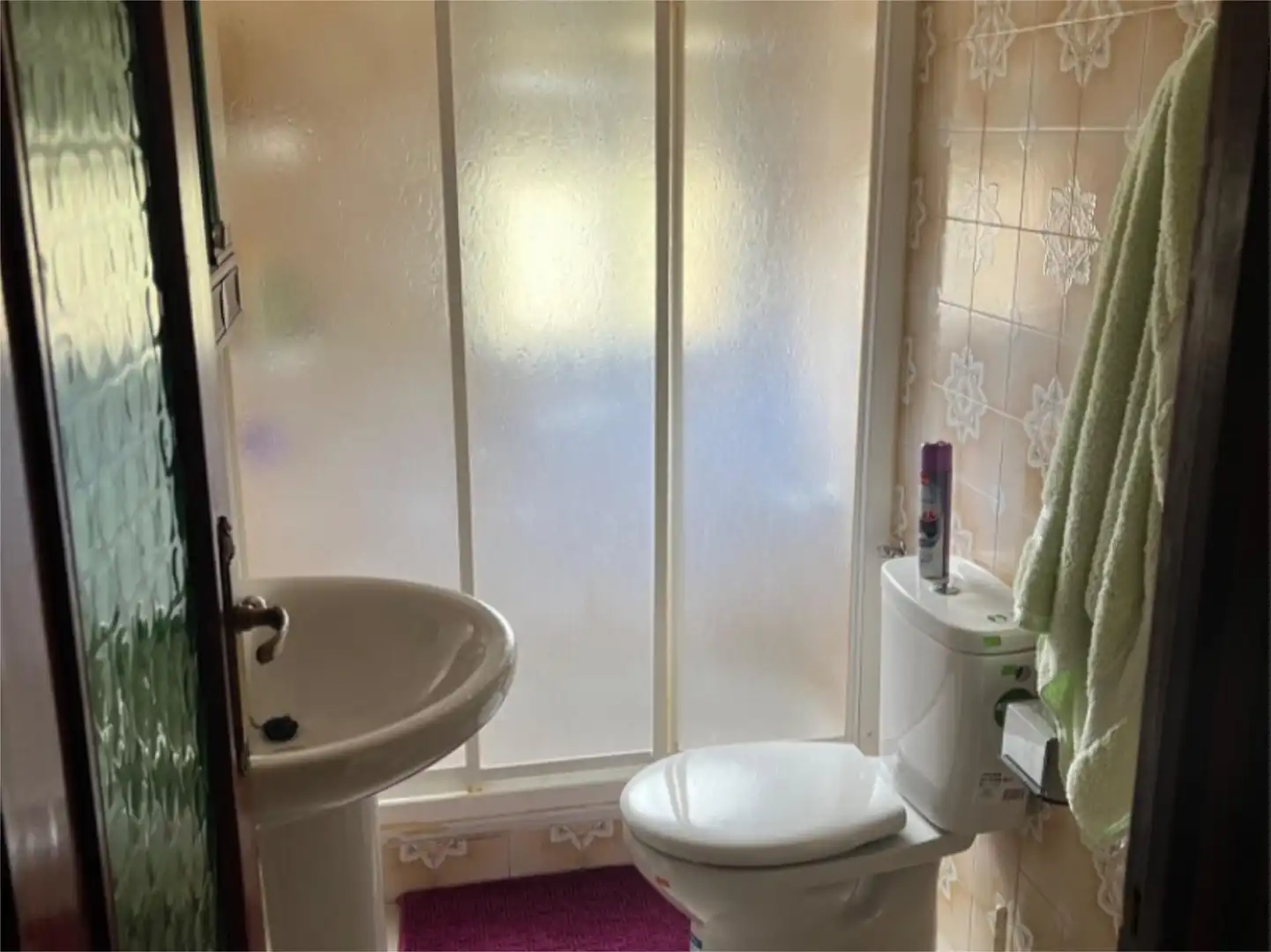 Badezimmer von Wohnung zum Verkauf in La Miñosa mit Heizung, Privatgarten und Terrasse