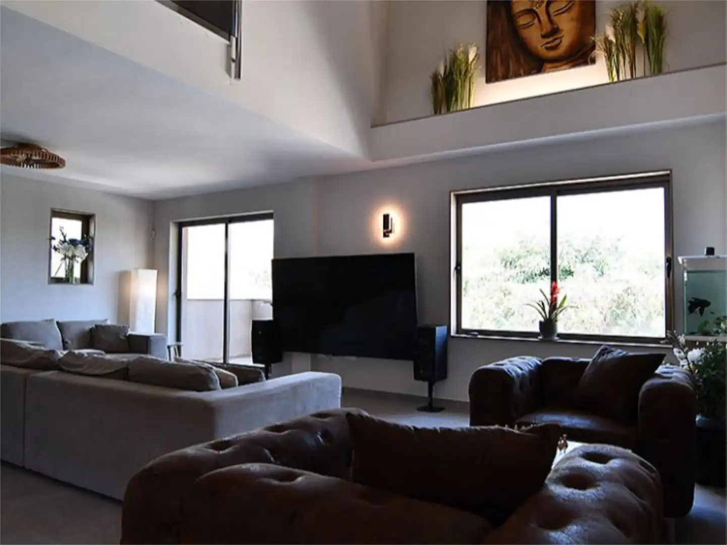 Flat for sale in Calle los Ficus, 4, La Envía Living room of Flat for sale in Vícar with Air Conditioner, Heating and Private garden