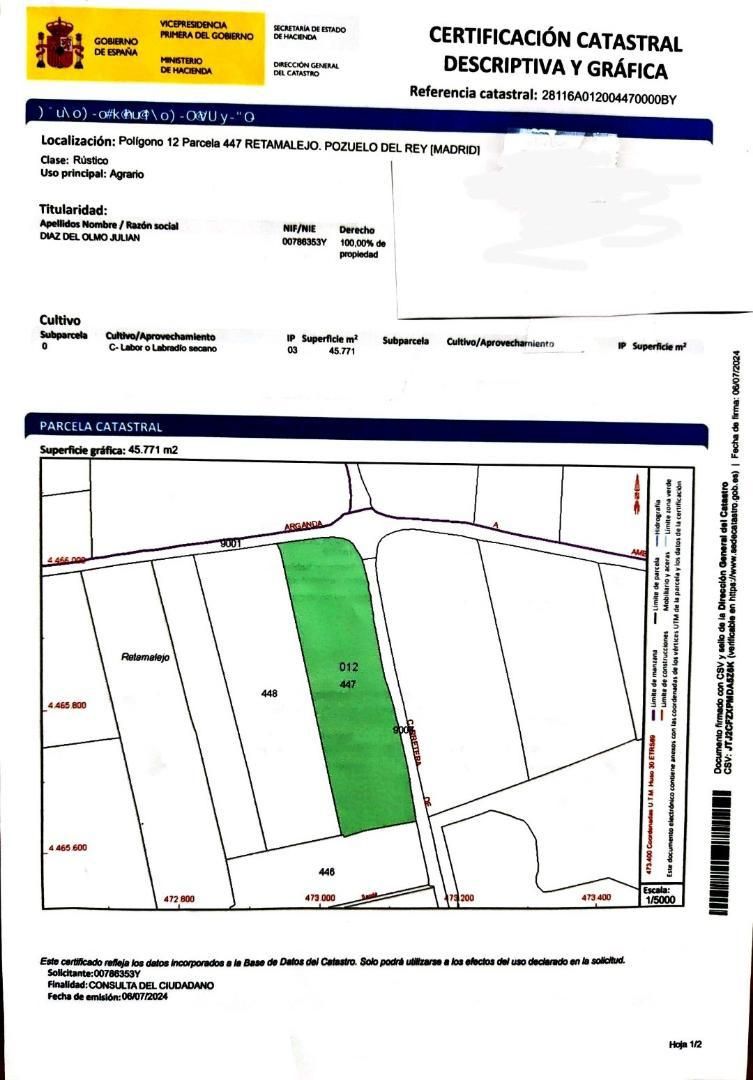 Finca rústica de lloguer en Pozuelo del Rey