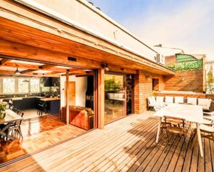 Terrace of Flat for sale in  Madrid Capital  with Air Conditioner, Heating and Parquet flooring