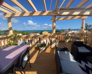 Terrasse von Dachboden miete in Alcalà de Xivert mit Klimaanlage, Terrasse und Schwimmbad