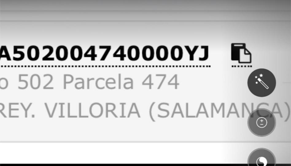 Foto 1 de Finca rústica en venda a Calle Salamanca, 47, Villoria, Salamanca