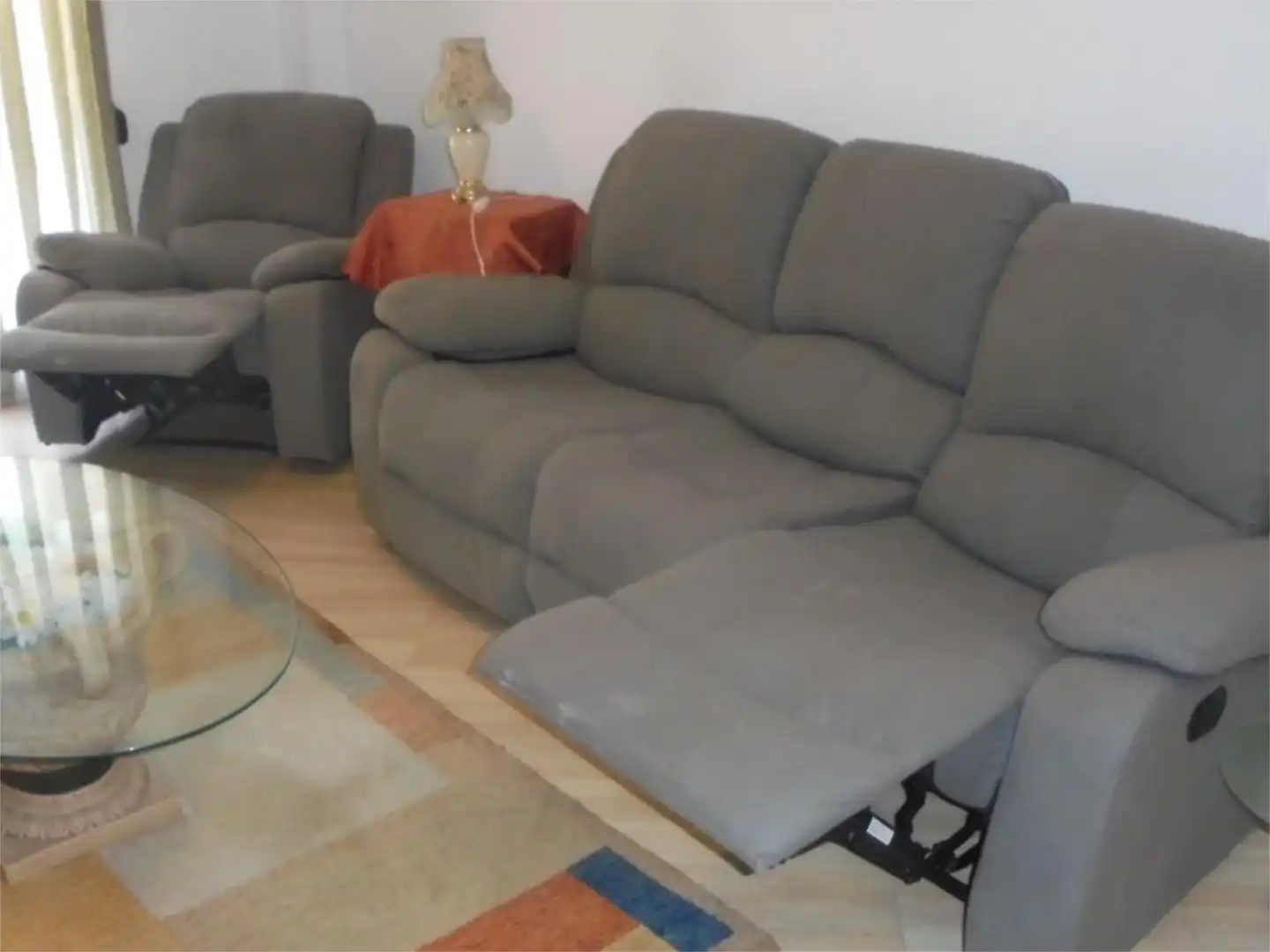 Flat for rent in Carrer de Gabriel Miro, 12, Campello Playa Living room of Flat for rent in El Campello with Air Conditioner and Balcony