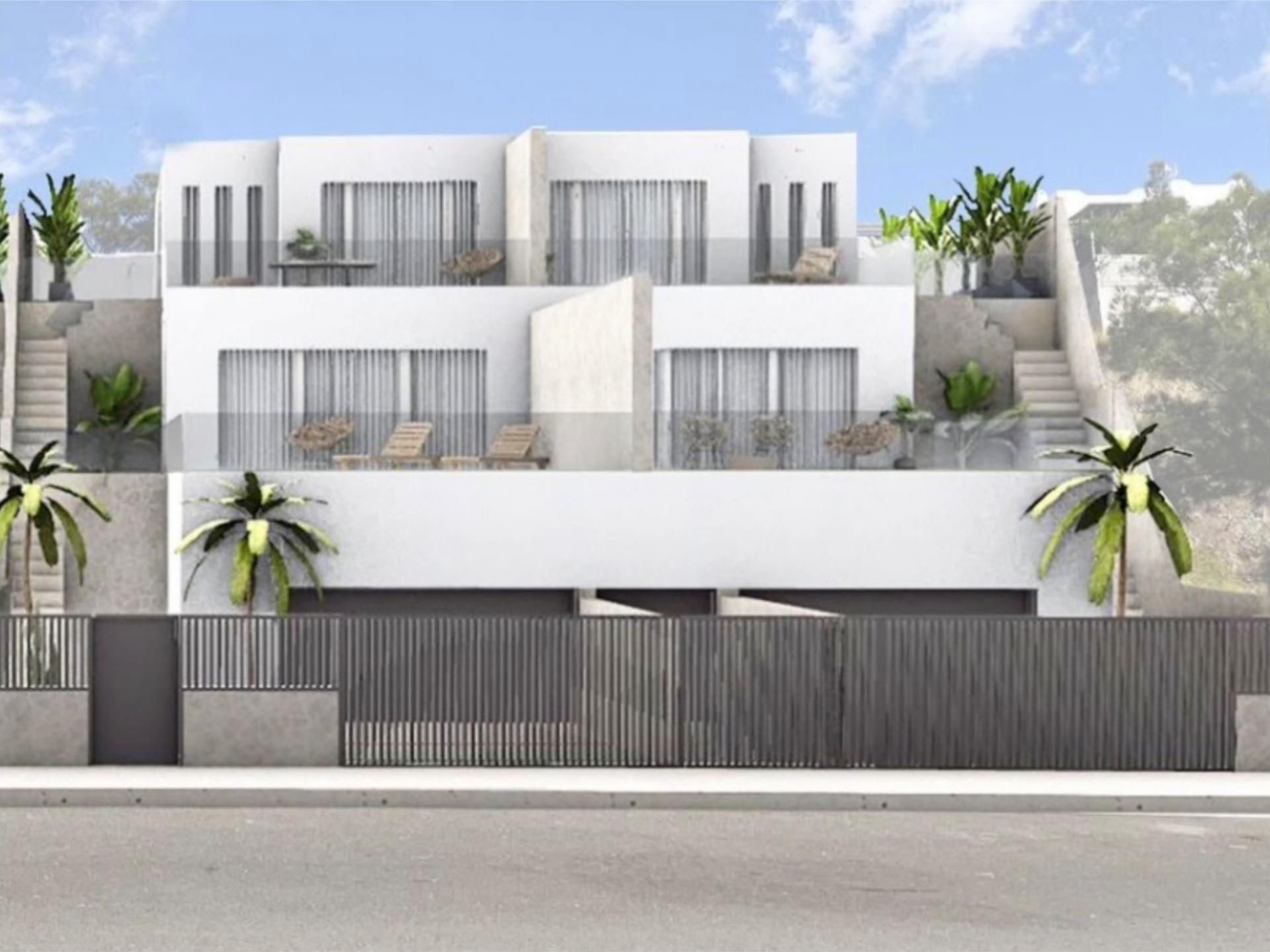 Vista exterior de Casa o xalet en venda en El Rosario amb Terrassa, Piscina i Balcó