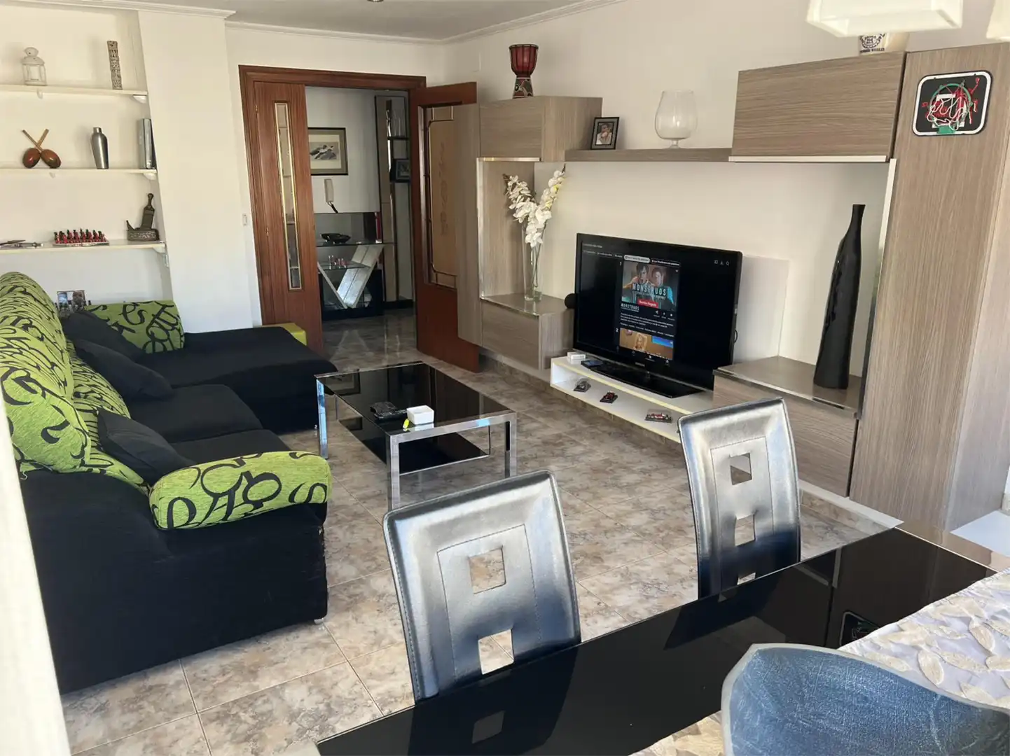 Flat for rent in Avinguda de l'Alcora, 26, Estación - Universidad Living room of Flat for rent in Castellón de la Plana / Castelló de la Plana with Air Conditioner, Heating and Furnished