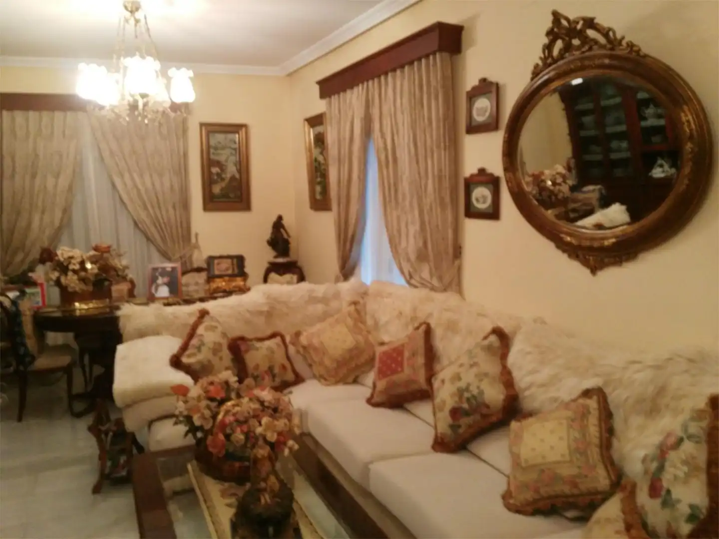 Sala de estar de Piso en venta en Los Santos de Maimona con Aire acondicionado, Calefacción y Terraza