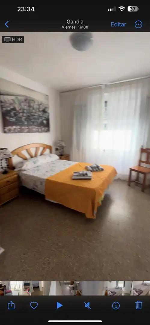 Habitació a Carrer Proa, 4, Grau de Gandia - Venecia - Marenys de Rafalcaid Dormitori de Pis per a compartir en Gandia amb Aire condicionat, Terrassa i Moblat