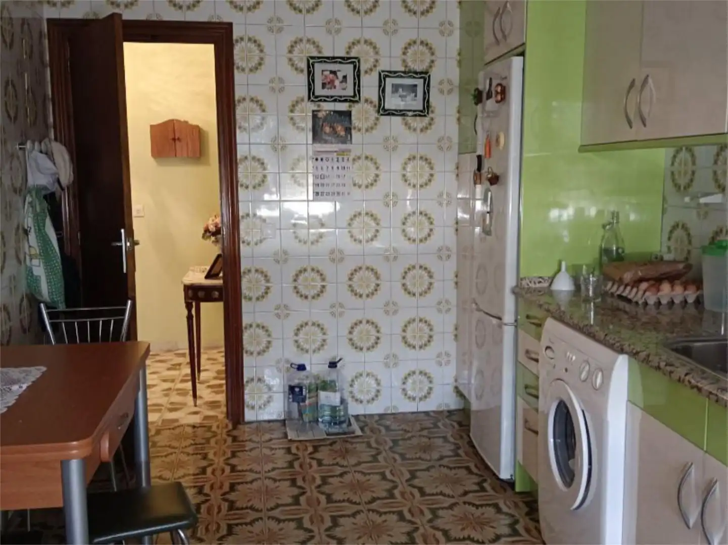 Küche von Wohnung zum Verkauf in Sotillo de la Ribera mit Privatgarten, Parkett und Terrasse