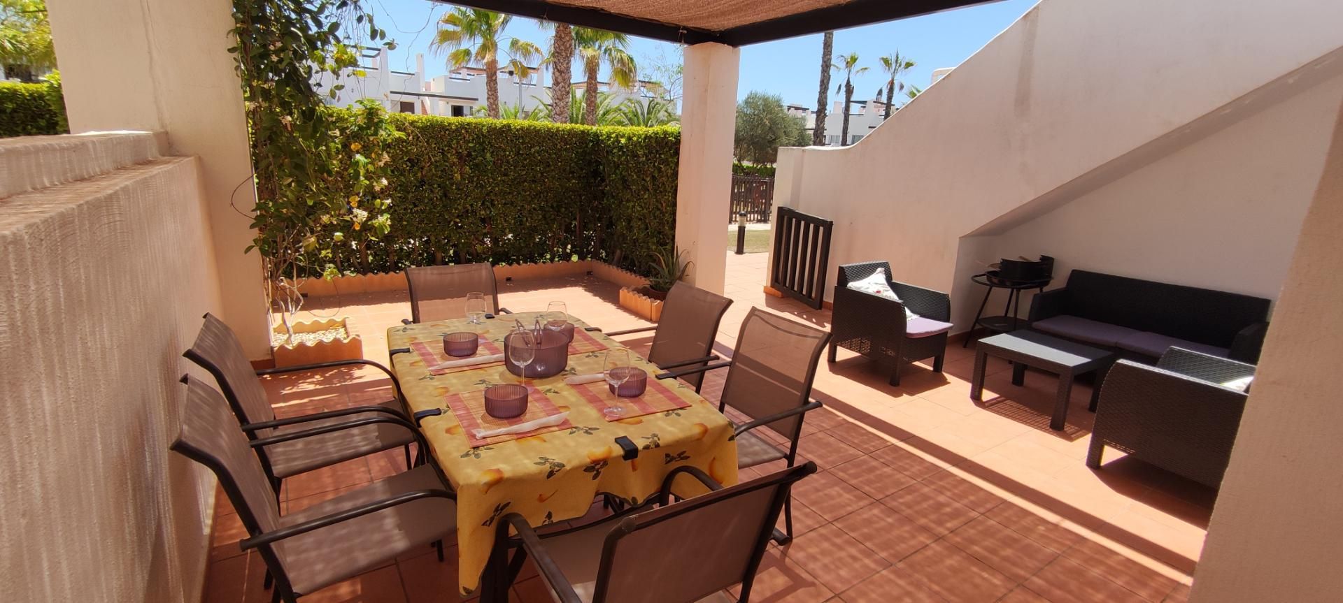 Terrace of Apartment for sale in Alhama de Murcia  with Air Conditioner and Swimming Pool