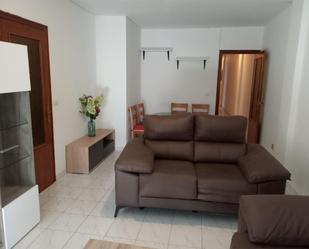 Living room of Flat for sale in Castuera  with Air Conditioner, Furnished and Balcony