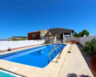 Swimming pool of House or chalet for sale in Albudeite  with Air Conditioner, Terrace and Swimming Pool