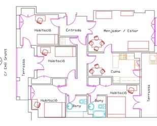 Flat to rent in Carrer Emili Grahit, 22, Eixample Sud – Migdia