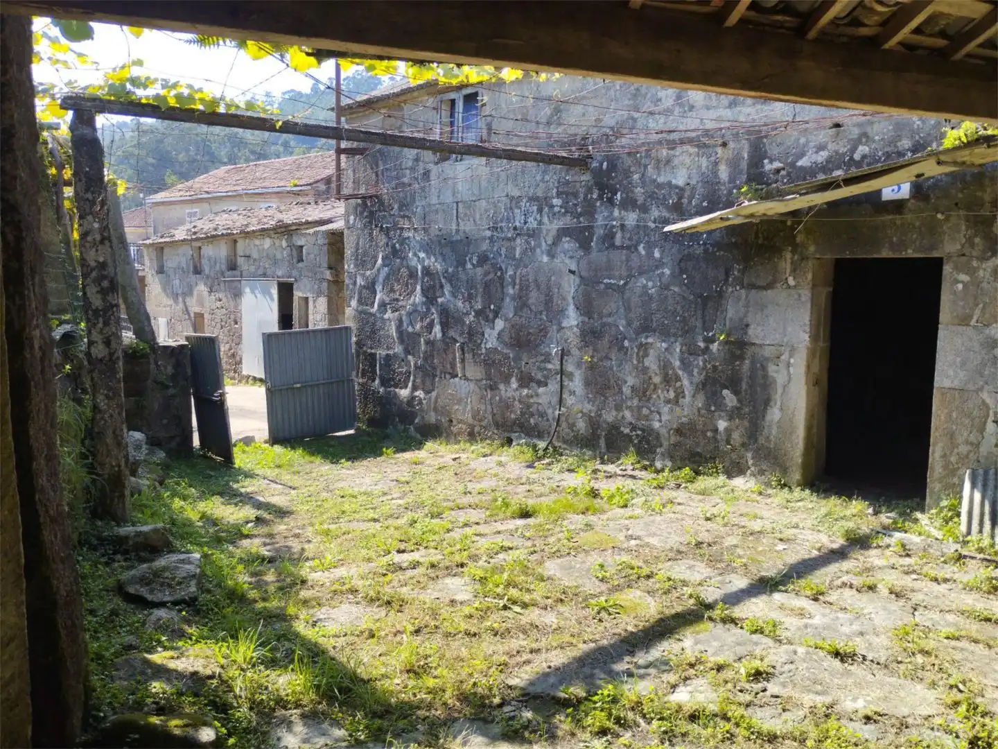 Vista exterior de Casa adosada en venta en Dodro con Jardín privado