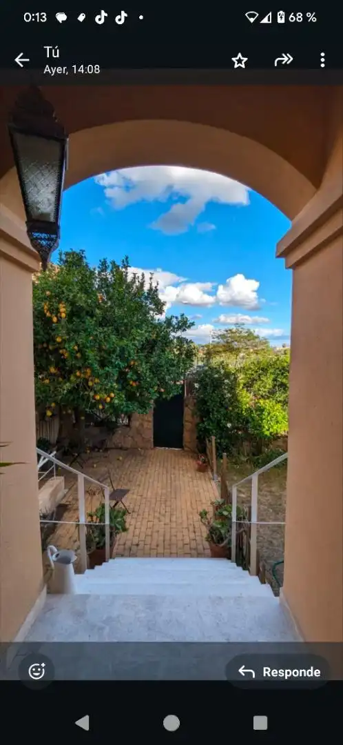 Casa adosada en venda a Calle Frida Kahlo, 14, Aljamar Jardí de Casa adosada en venda en Tomares amb Aire condicionat, Calefacció i Jardí privat