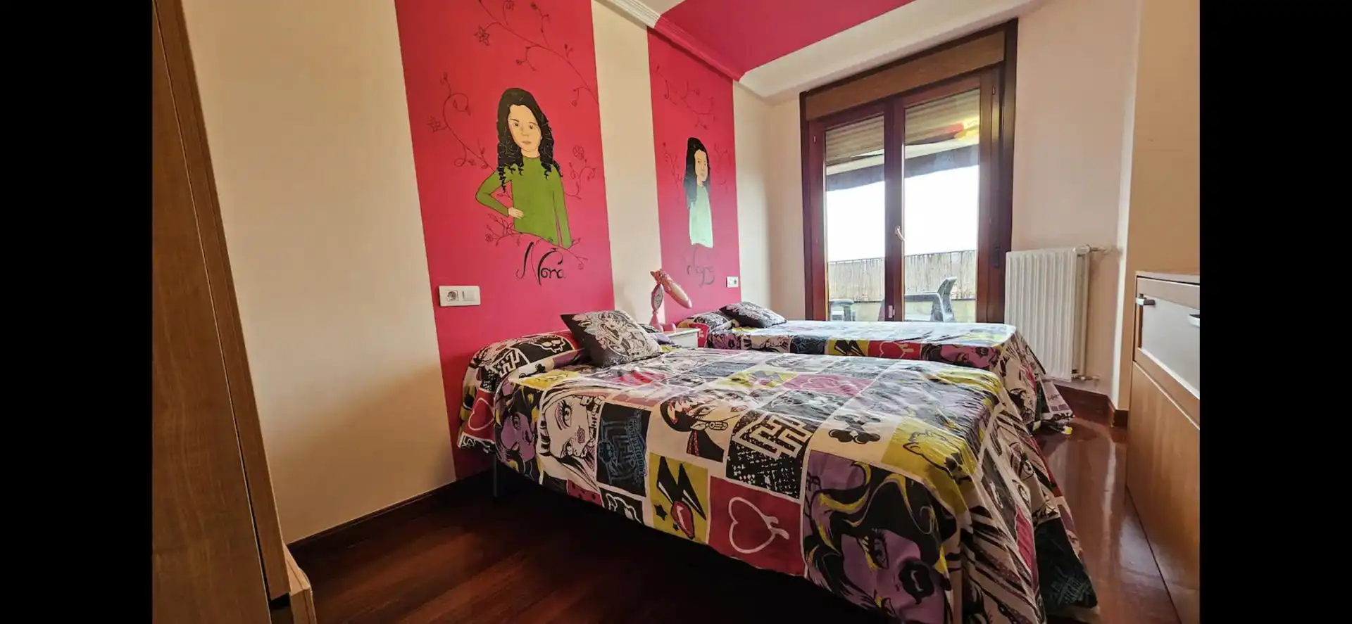 Room in Calle Alfaraz, 34, El Carbayedo - El Quirinal Bedroom of Ground floor for share in Avilés with Heating, Parquet flooring and Terrace