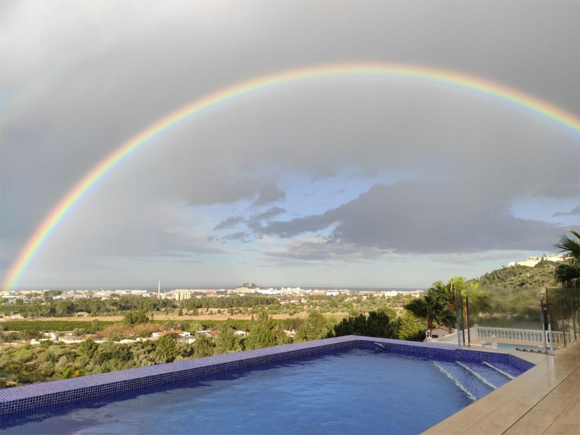 Swimming pool of House or chalet for sale in Dénia  with Air Conditioner, Terrace and Swimming Pool