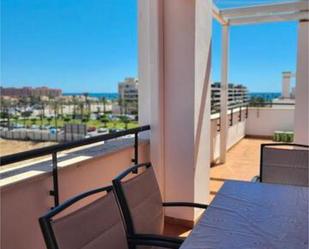 Terrace of Flat for sale in Roquetas de Mar  with Heating, Terrace and Storage room