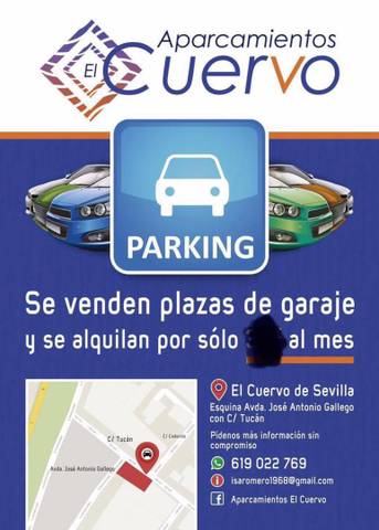 Garaje en Alquiler en Calle Olvera, 4 en El Cuervo de Sevilla