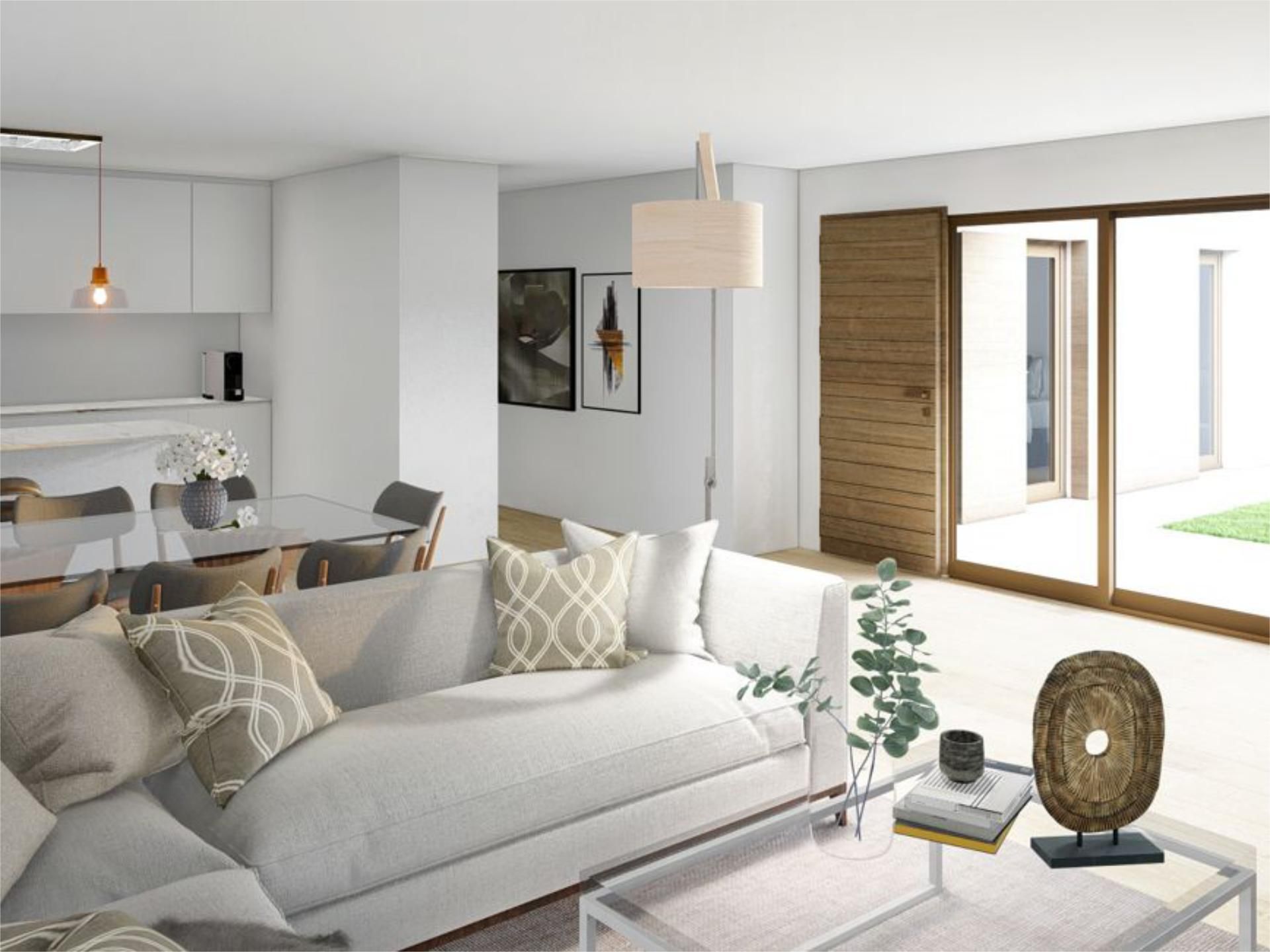 Living room of Single-family semi-detached for sale in Viana  with Heating, Private garden and Parquet flooring