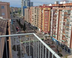 Exterior view of Attic for sale in  Zaragoza Capital  with Air Conditioner and Terrace