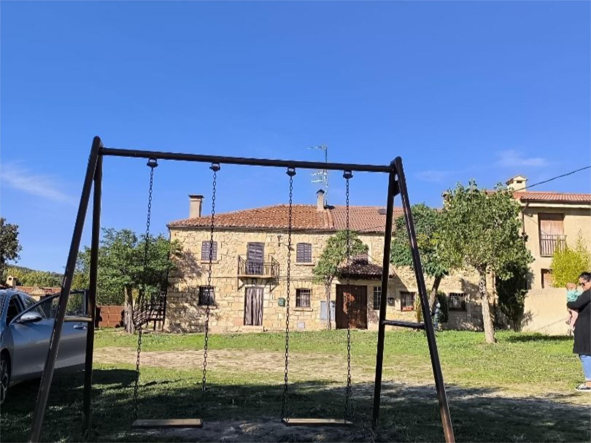 Exterior view of Single-family semi-detached for sale in Orejana  with Heating, Storage room and Furnished