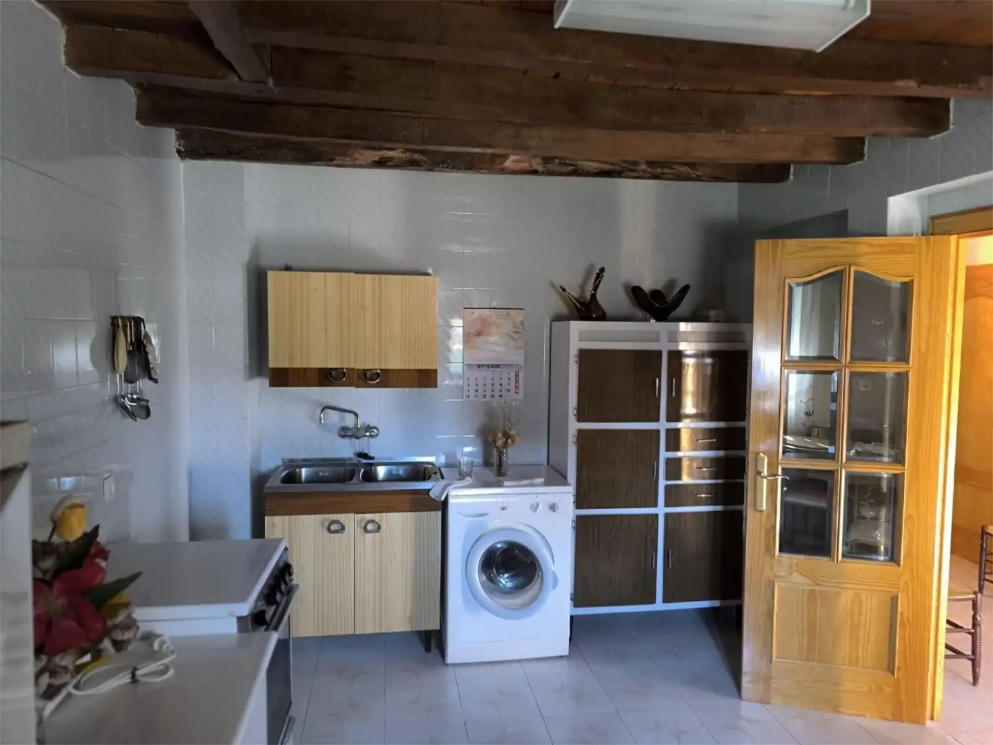 Casa adosada en venta en Calle Segovia, 22, Orejana Cocina de Casa adosada en venta en Orejana con Calefacción, Trastero y Amueblado
