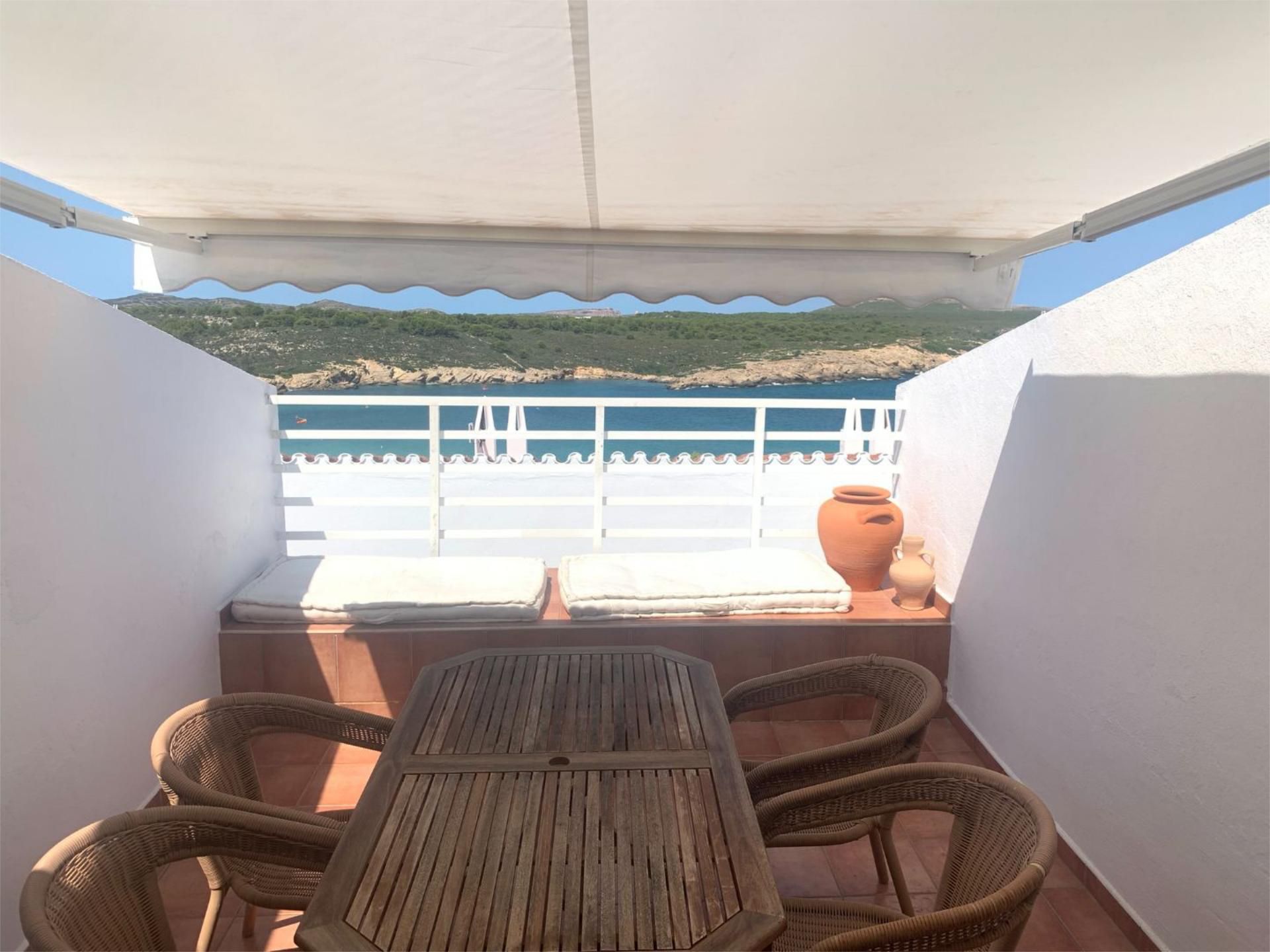 Balcony of Single-family semi-detached for sale in Es Mercadal  with Air Conditioner, Private garden and Terrace