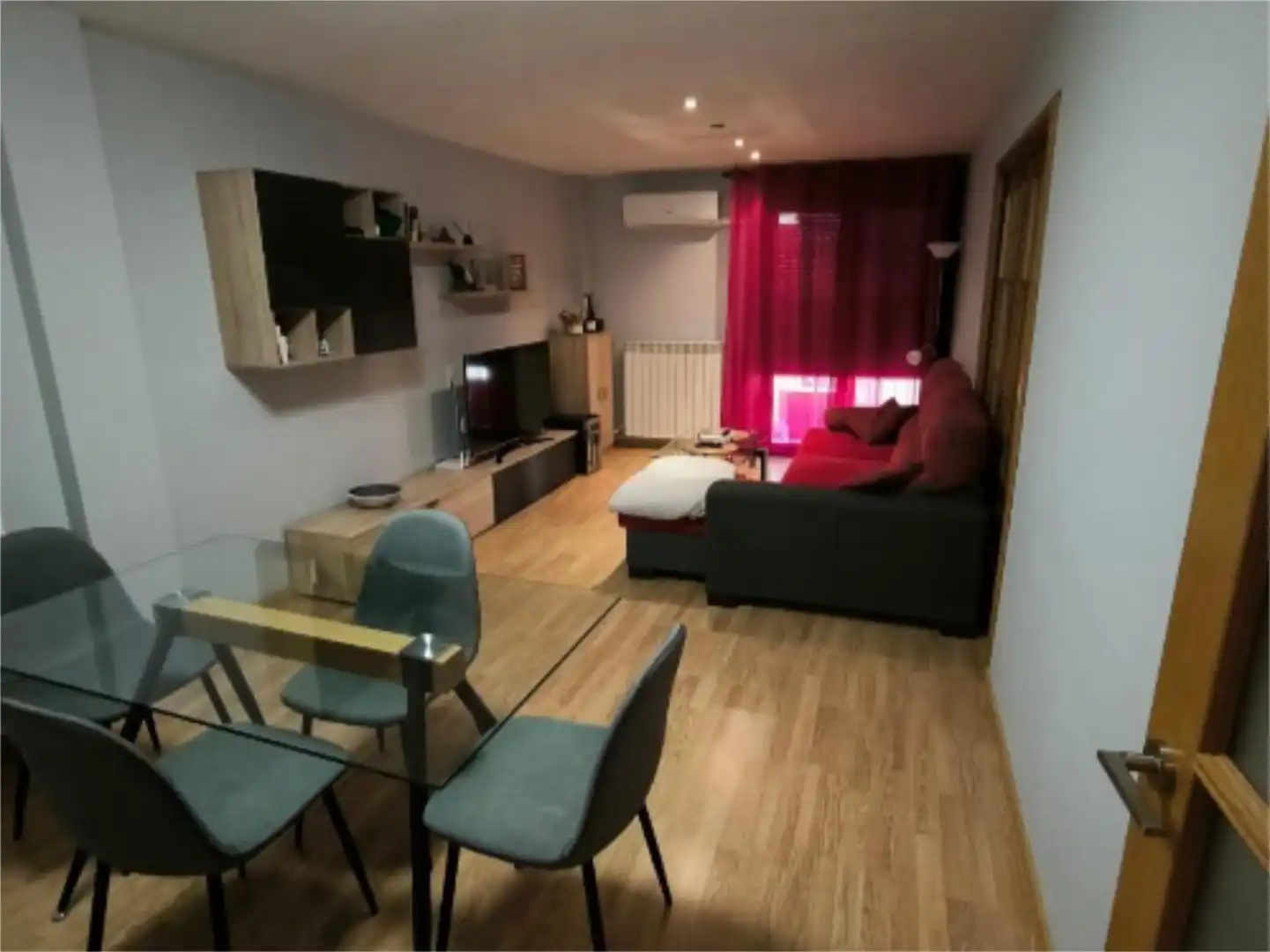 Living room of Flat for sale in Gallur  with Air Conditioner, Heating and Parquet flooring