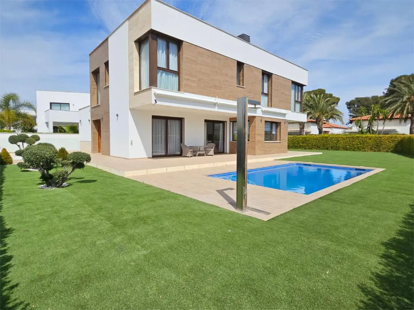 Flat for sale in Carrer Galileu, 11, Mar Cambrils Swimming pool of Flat for sale in Cambrils with Air Conditioner, Heating and Private garden