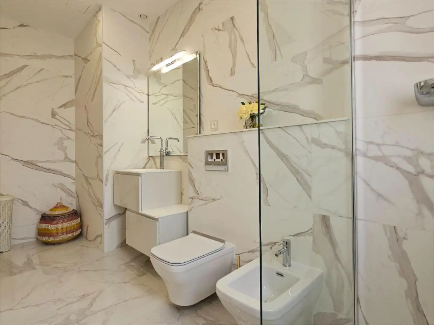 Flat for sale in Carrer Galileu, 11, Mar Cambrils Bathroom of Flat for sale in Cambrils with Air Conditioner, Heating and Private garden