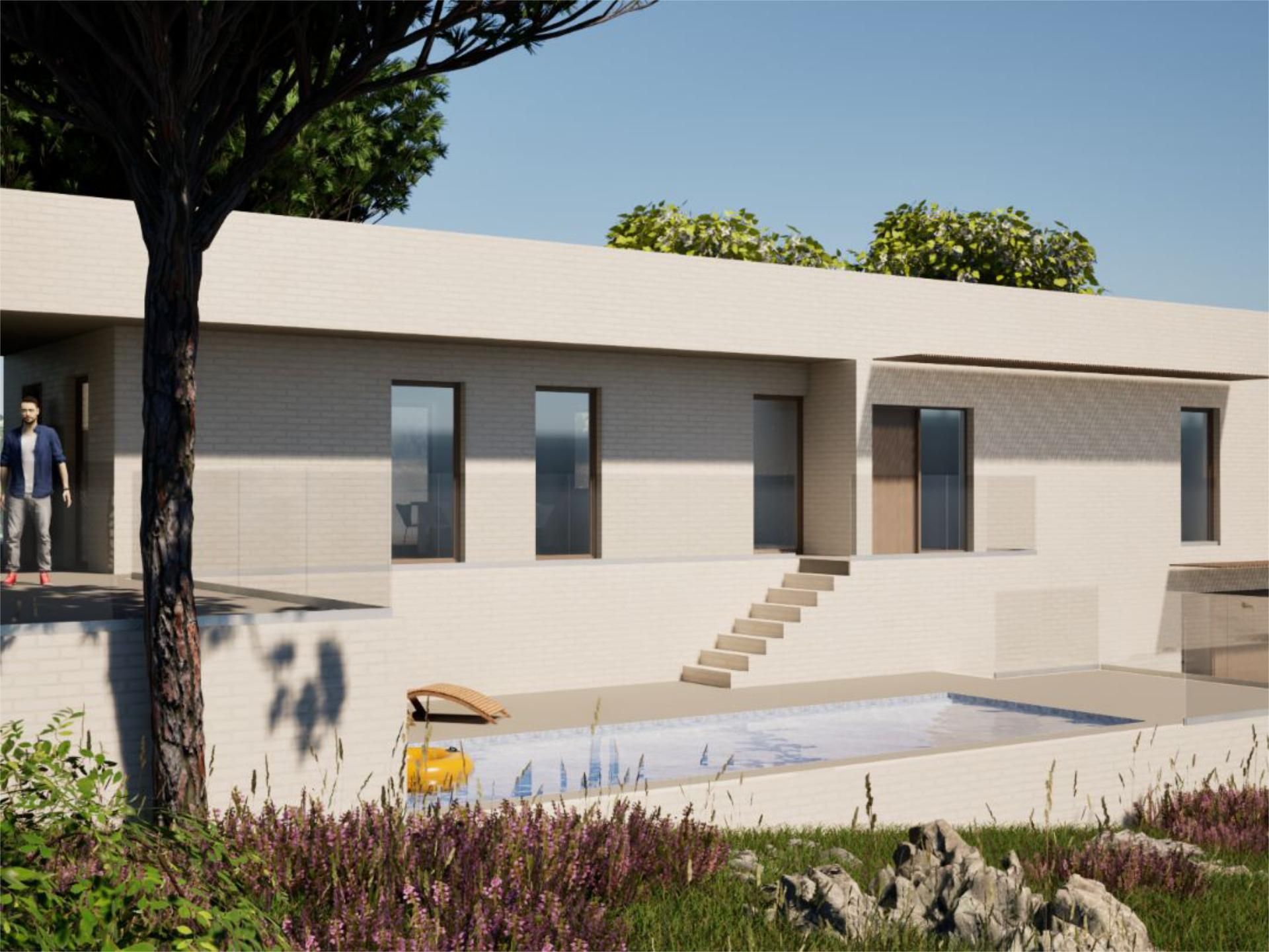 Exterior view of House or chalet for sale in Llagostera  with Air Conditioner, Terrace and Swimming Pool