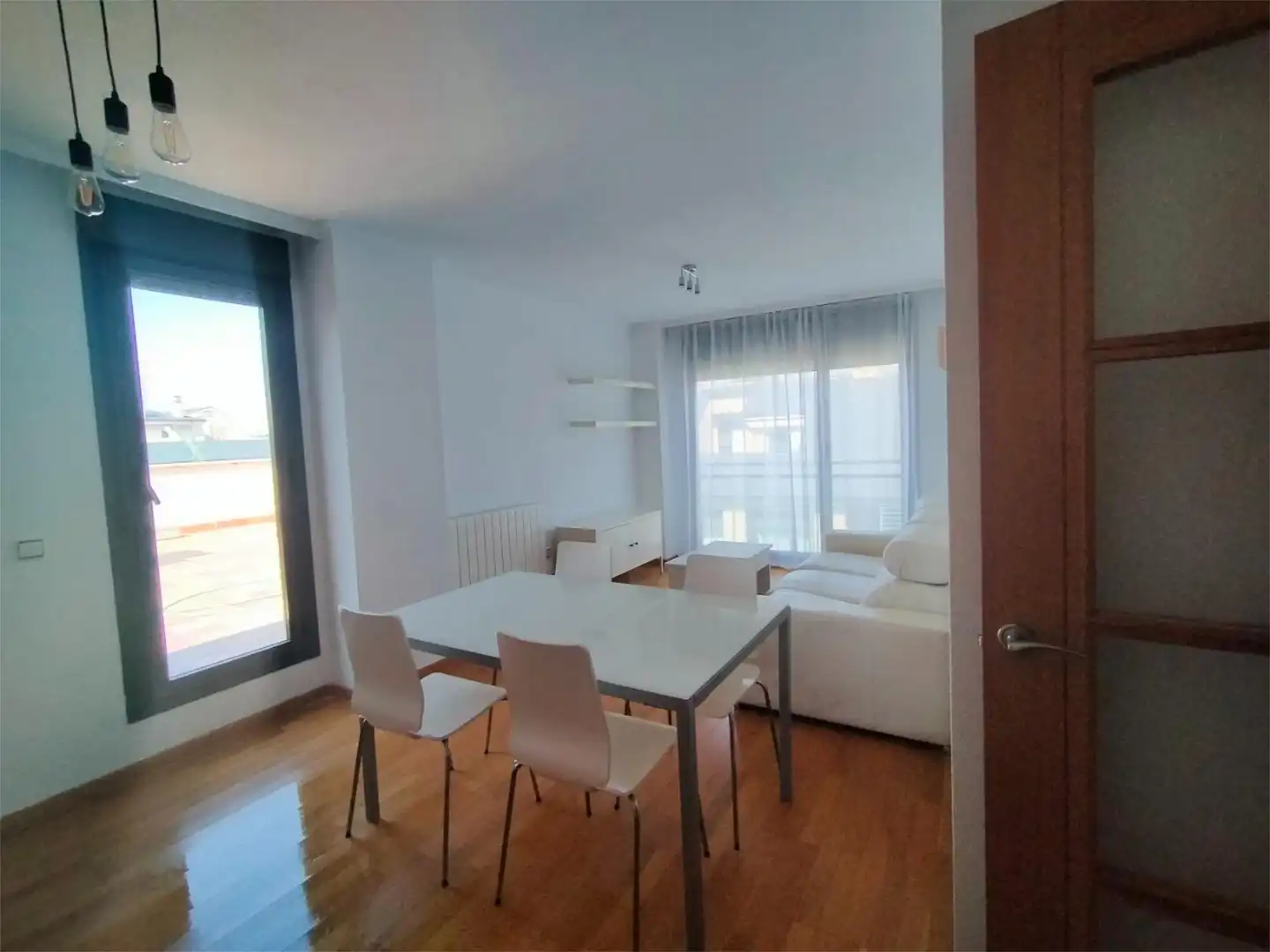 Living room of Flat for sale in Salamanca  with Heating, Parquet flooring and Terrace