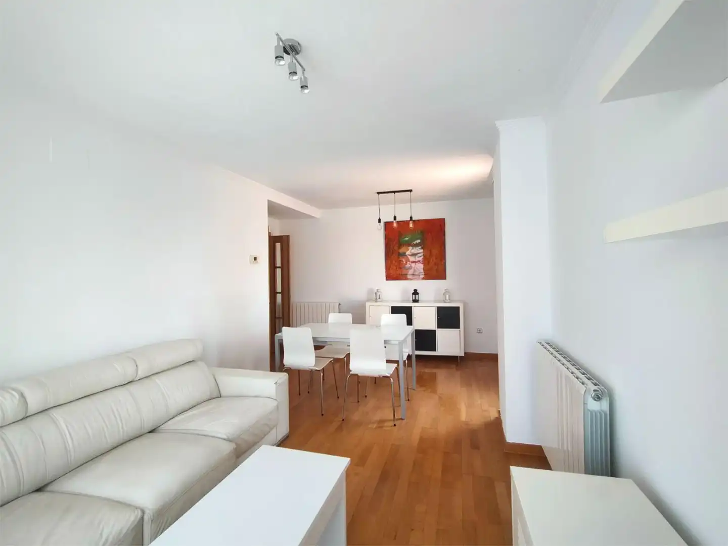 Living room of Flat for sale in Salamanca  with Heating, Parquet flooring and Terrace