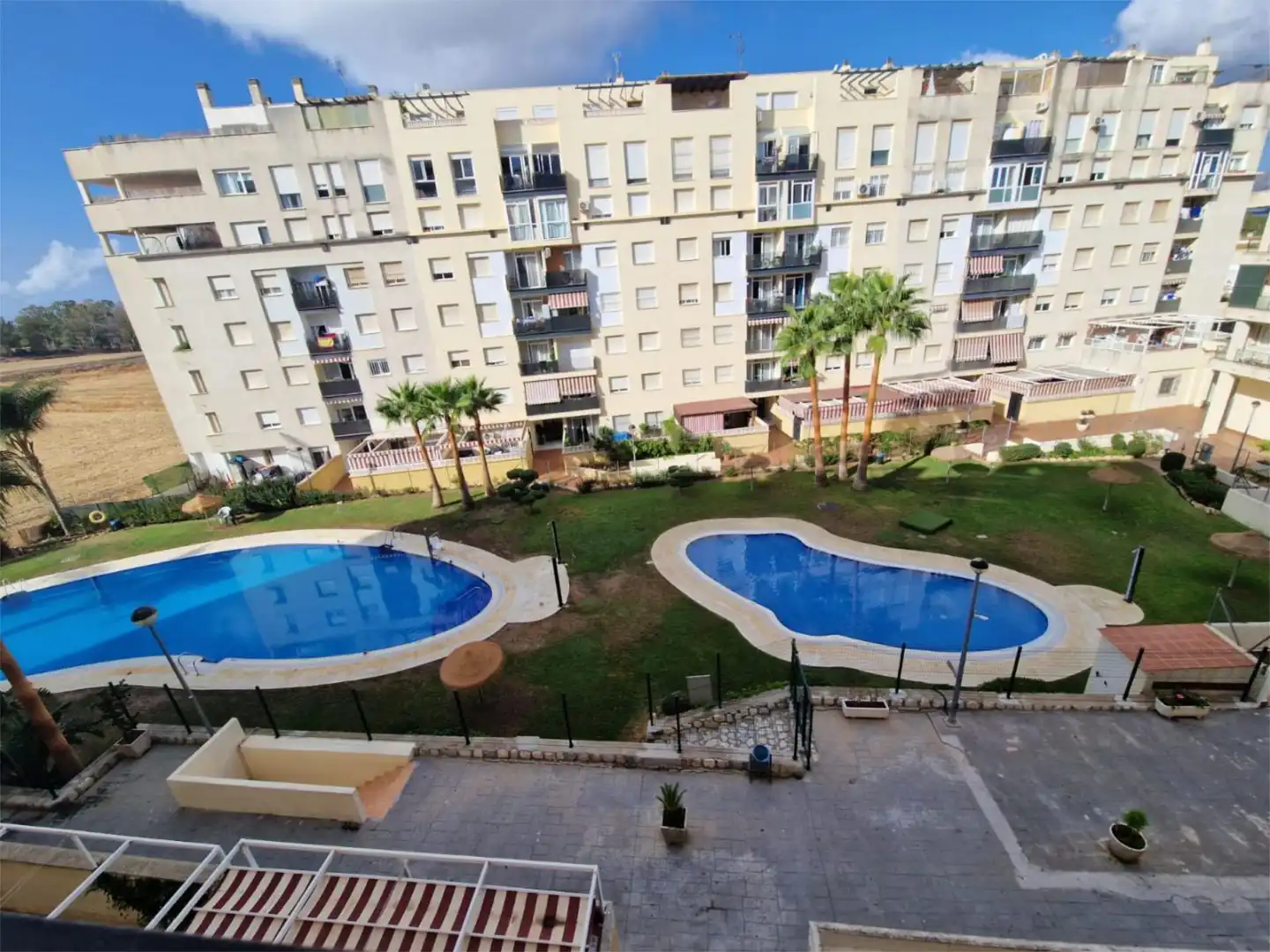 Exterior view of Flat for sale in Marbella  with Air Conditioner, Heating and Private garden