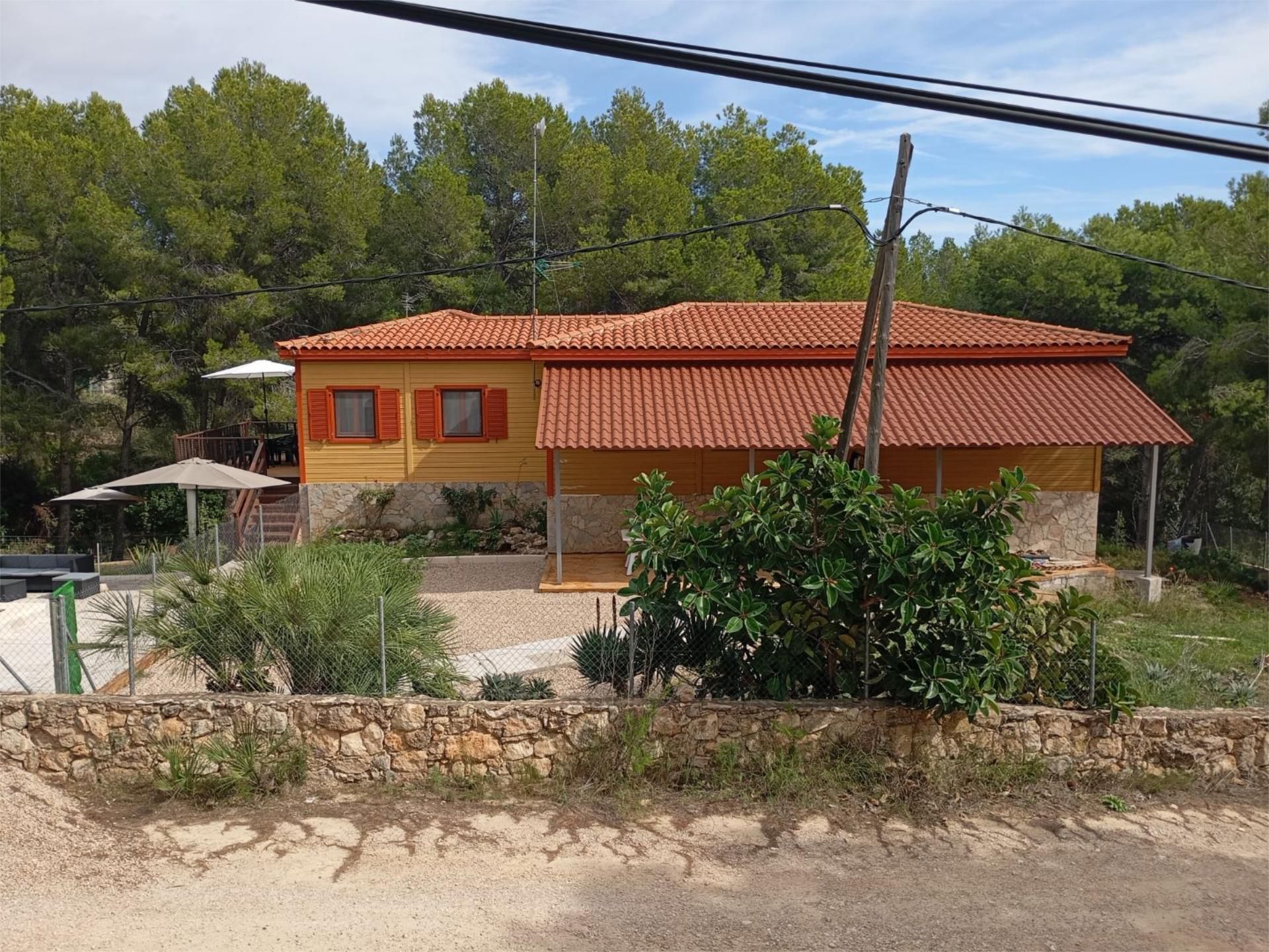 Exterior view of House or chalet for sale in L'Ametlla de Mar   with Terrace, Swimming Pool and Balcony