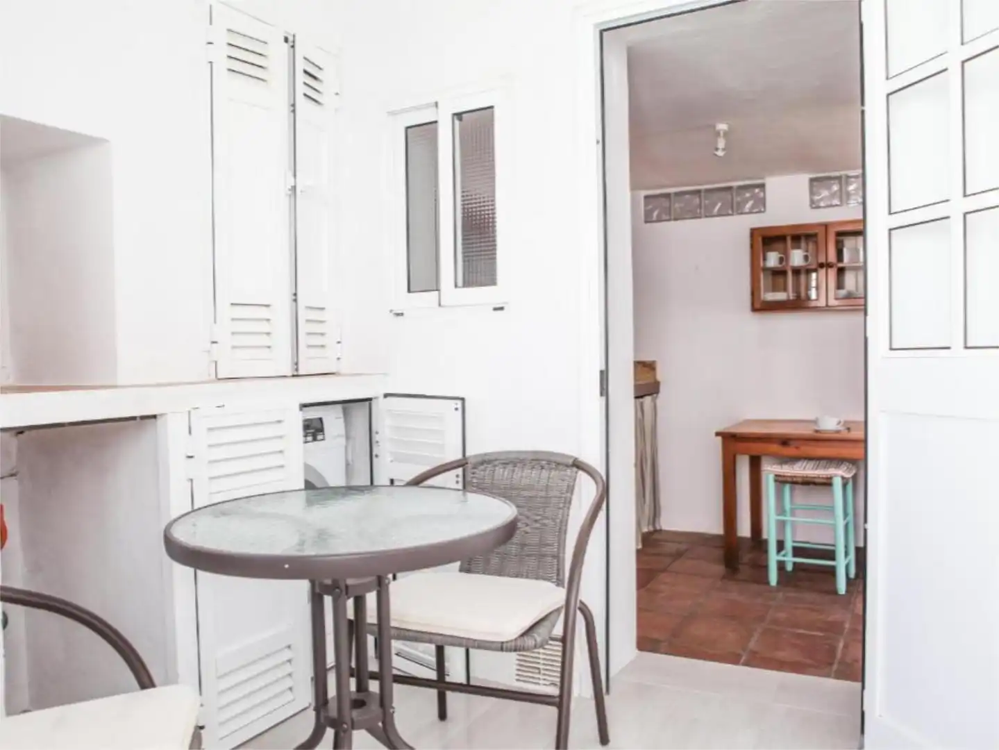 Apartamento de alquiler en Avenida Trafalgar, 4, Los Caños de Meca Cocina de Apartamento de alquiler en Barbate con Calefacción, Parquet y Terraza