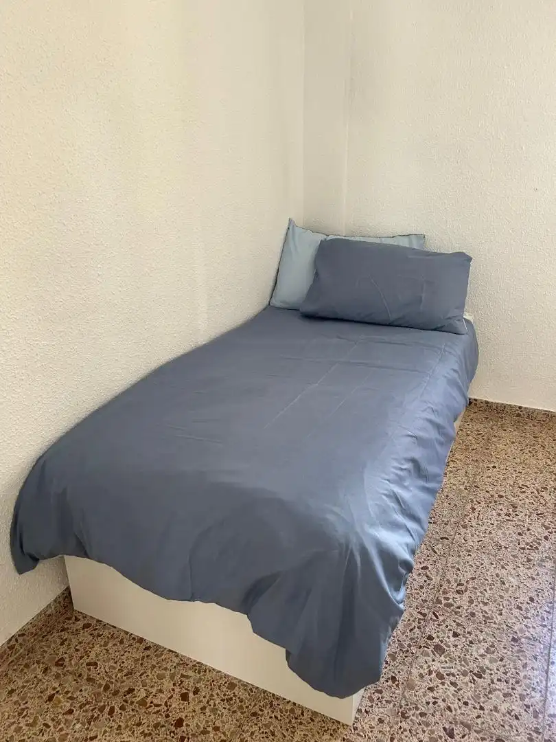 Bedroom of Flat for share in Valencia  with Furnished, Oven and Washing machine
