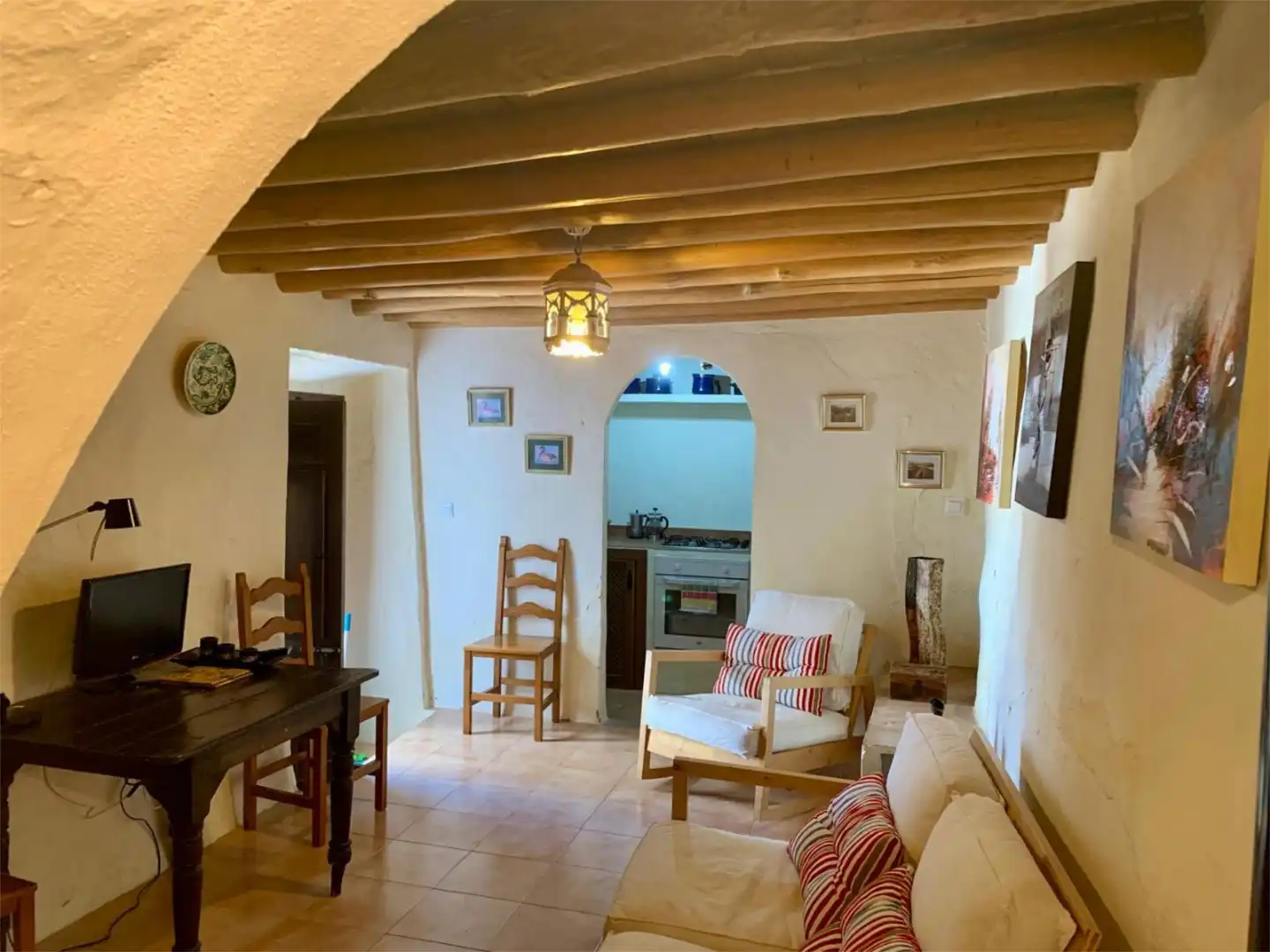 Casa adosada en venta en Calle Manuel Lopez, 8, Montejaque Sala de estar de Casa adosada en venta en Montejaque con Terraza y Balcón