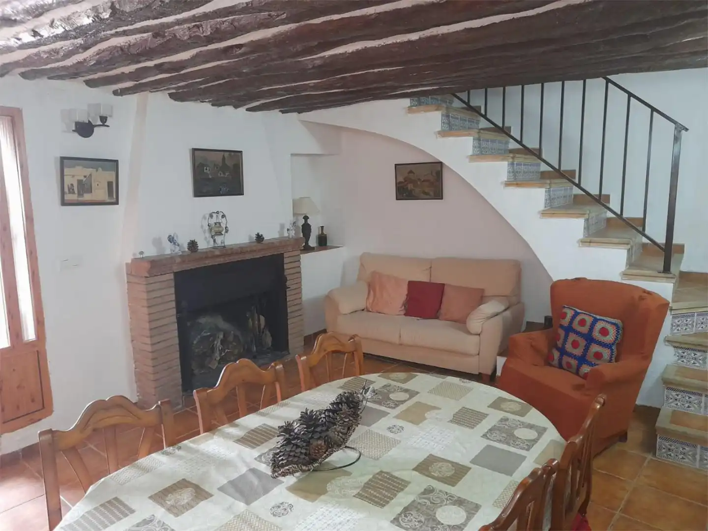 Einfamilien-Reihenhaus zum Verkauf in Calle los Ángeles, 12, Socovos Wohnzimmer von Einfamilien-Reihenhaus zum Verkauf in Socovos mit Terrasse, Abstellraum und Möbliert