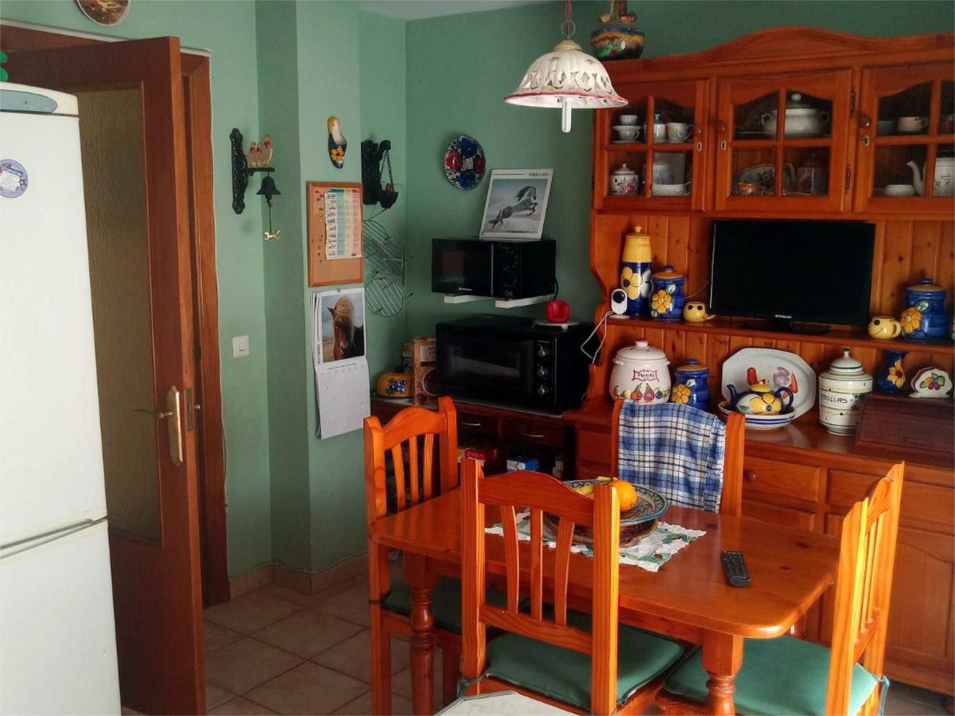 Kitchen of Flat for sale in Málaga Capital  with Air Conditioner, Terrace and Furnished