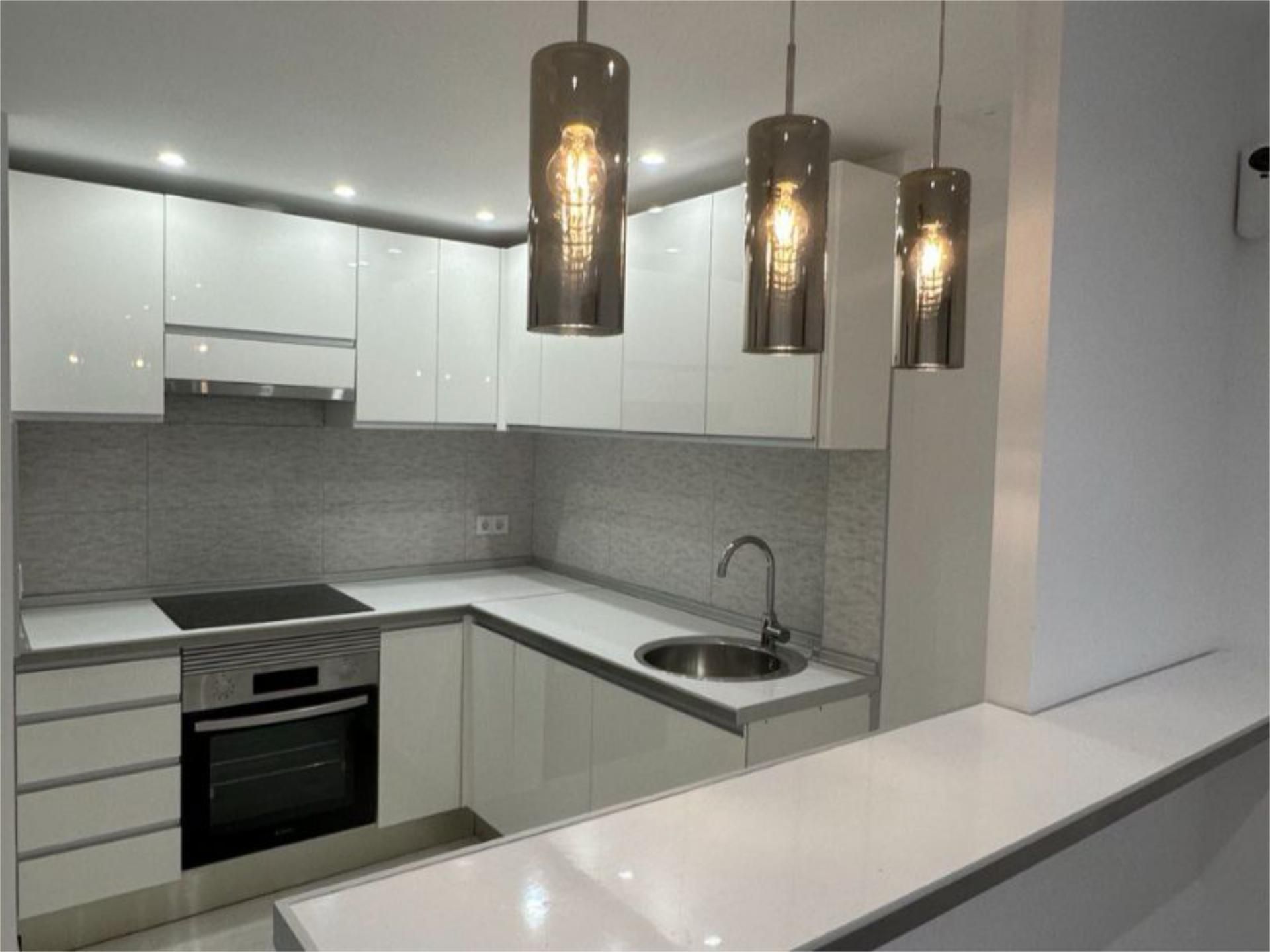 Kitchen of Flat for sale in Salou  with Air Conditioner, Terrace and Furnished
