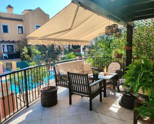 Terrace of Flat to rent in Torrevieja  with Air Conditioner, Terrace and Swimming Pool