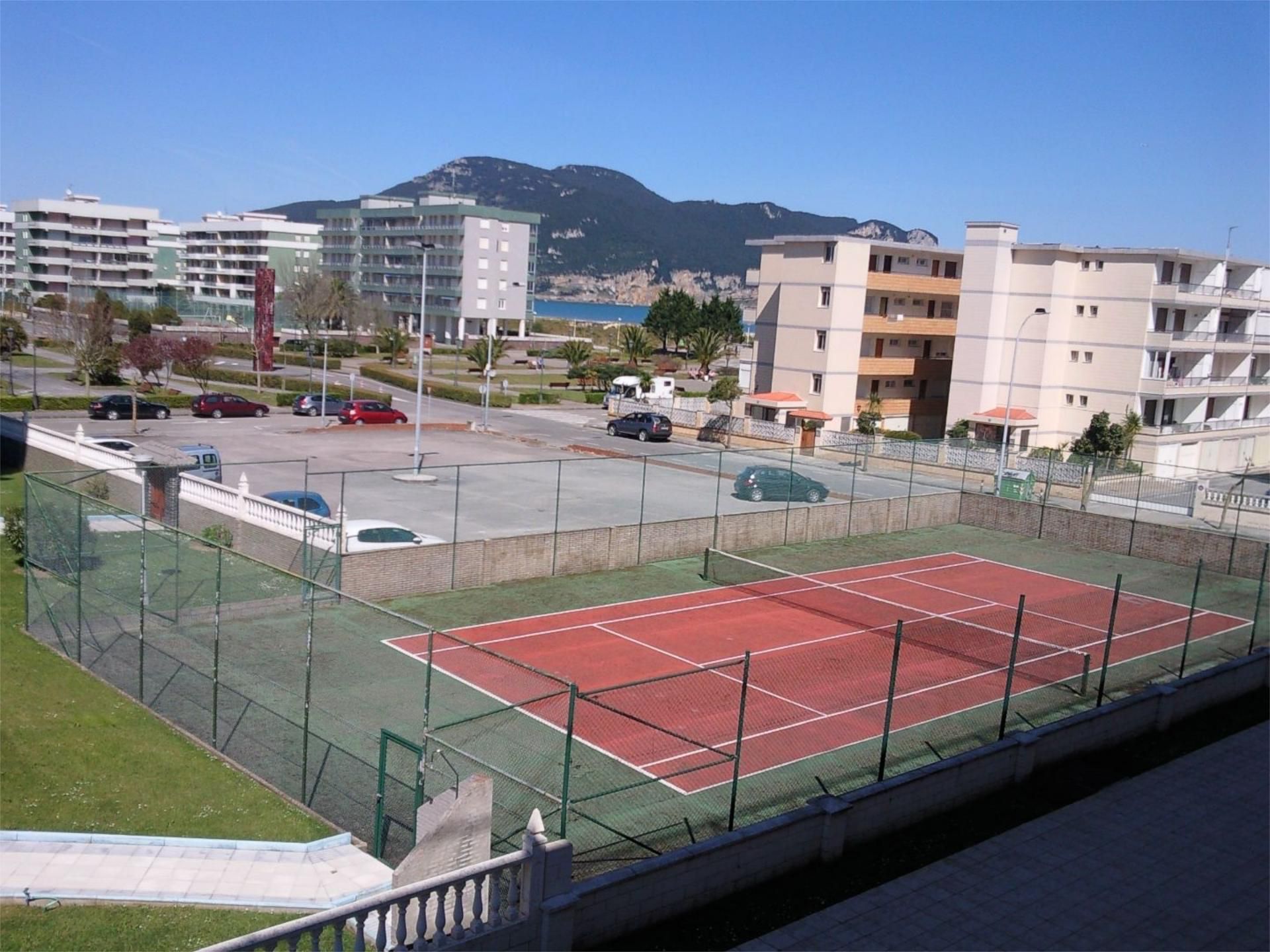 Parking of Flat for sale in Laredo  with Heating, Private garden and Furnished