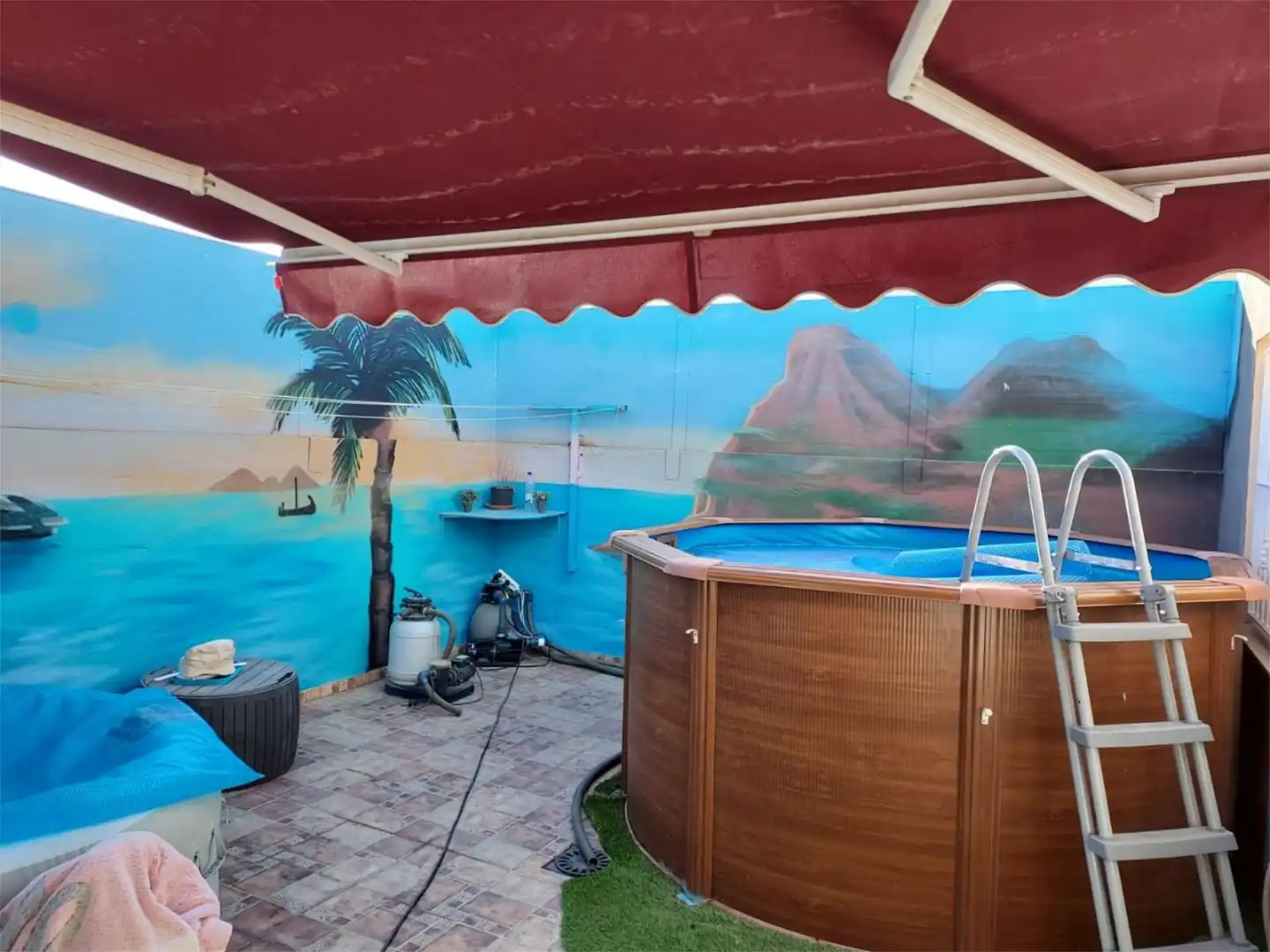 Terrasse von Maisonette zum Verkauf in Torre-Pacheco mit Klimaanlage, Heizung und Parkett