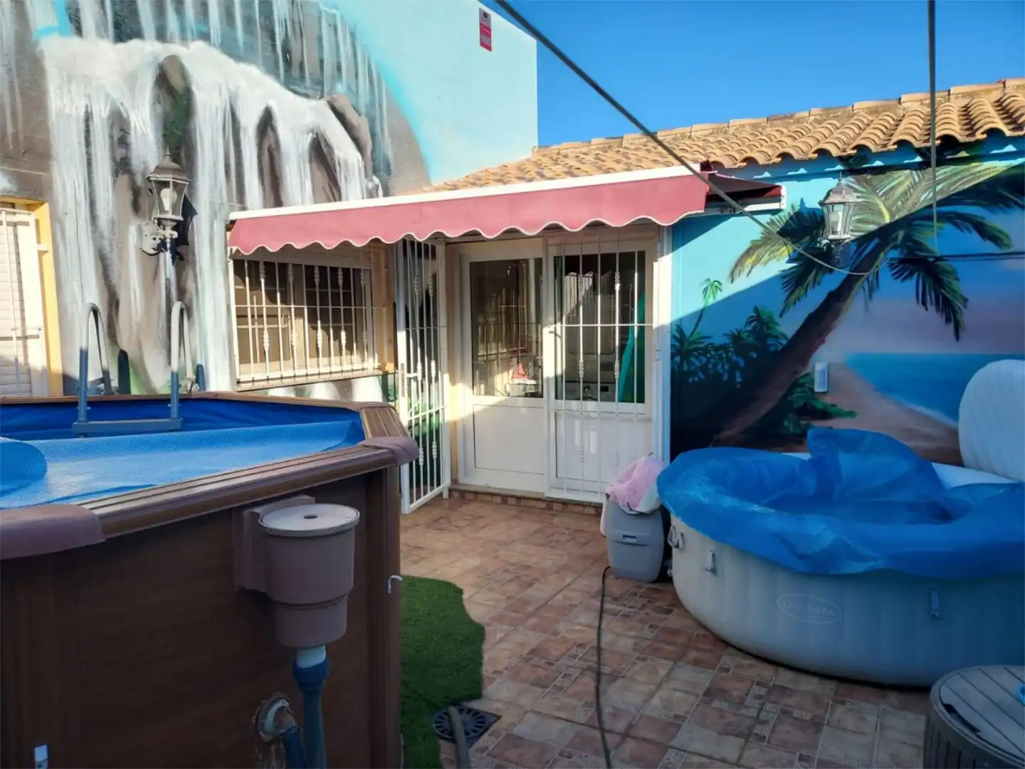 Terrasse von Maisonette zum Verkauf in Torre-Pacheco mit Klimaanlage, Heizung und Parkett