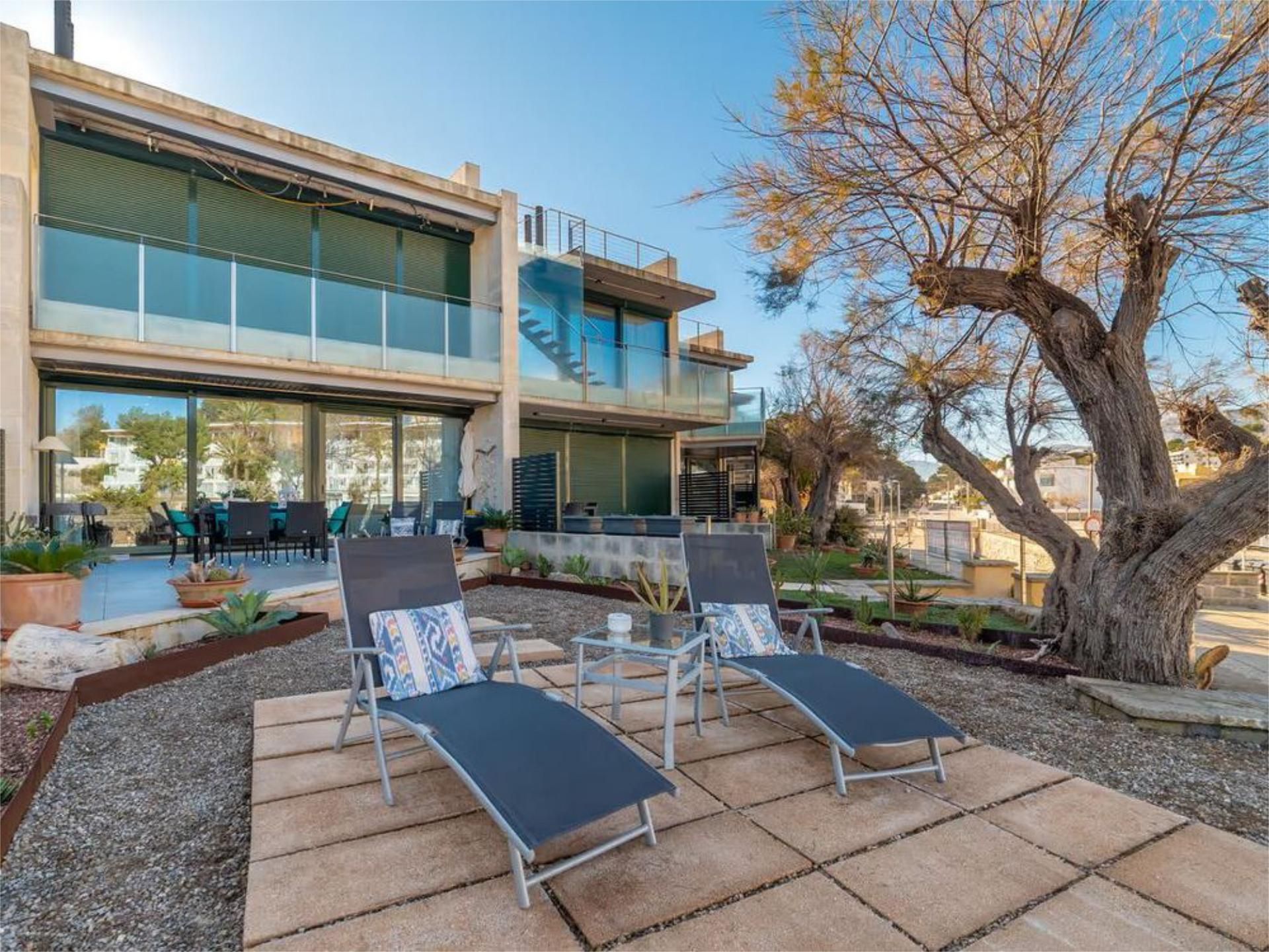 Terrassa de Apartament de lloguer en Pollença amb Aire condicionat i Jardí privat