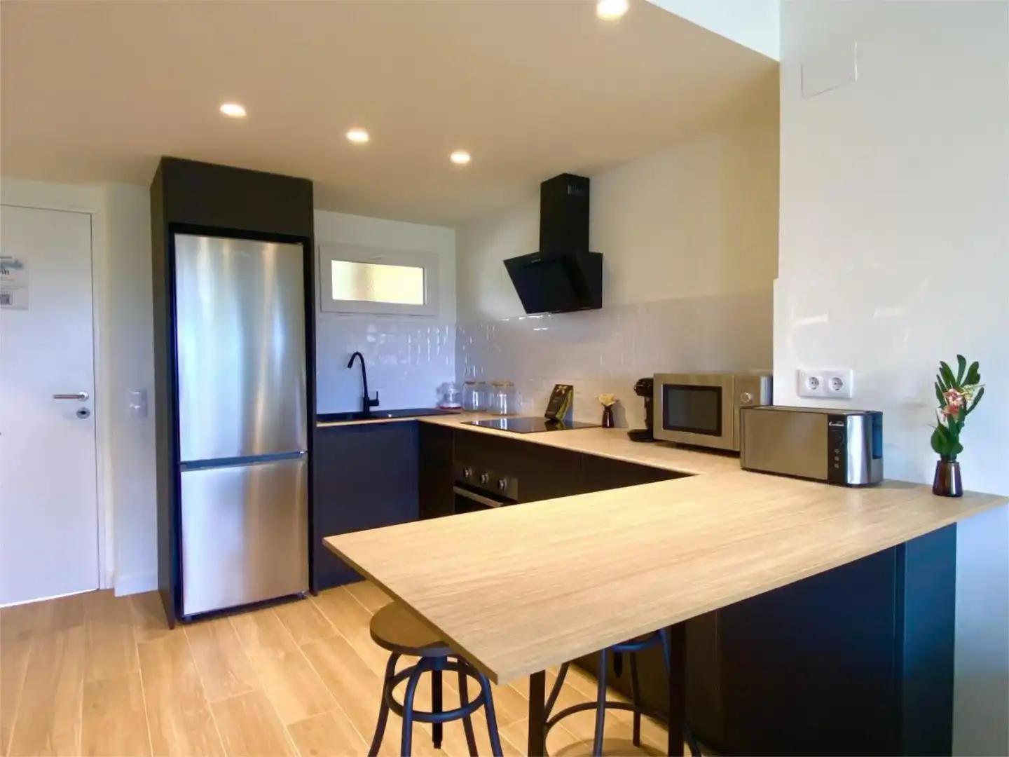 Kitchen of Flat for sale in Villajoyosa / La Vila Joiosa  with Heating, Private garden and Parquet flooring